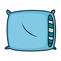 comfortable pillow isolated icon