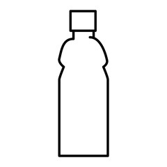 plastic bottle isolated icon