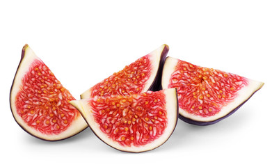 Fig isolated on white background.