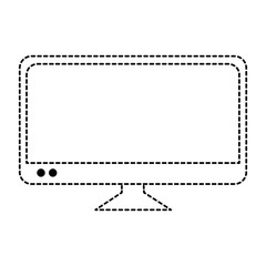 plasma tv isolated icon