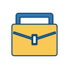 Business briefcase symbol icon vector illustration graphic design