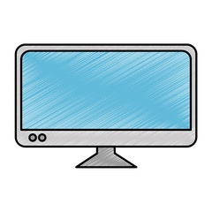 plasma tv isolated icon