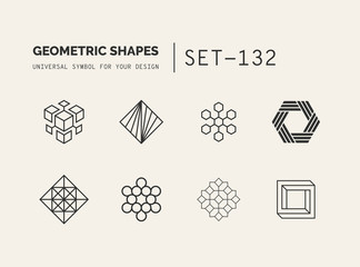 Set of universal minimal geometric  - 175057683
