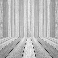 Wood texture background. white wood wall and floor