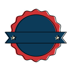 united states of america emblem frame