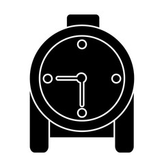 Alarm time clock icon vector illustration graphic design