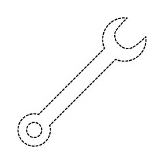 wrench tool isolated icon