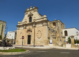 Santa Maria delle Grazie church. Galatina, Apulia, Italy.