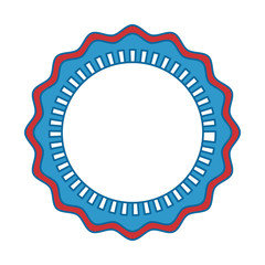 united states of america emblem frame