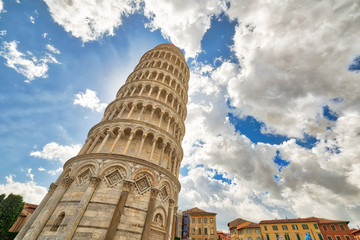 Fototapeta na wymiar HD Leaning tower in Pisa