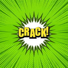 Crack comic wording template