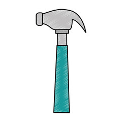 hammer tool isolated icon