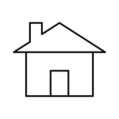 House real estate icon vector illustration graphic design