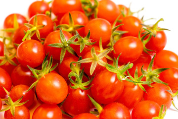 Close-up of a pile of wild tomatoes (seen from above) IV