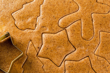 Cooking homemade gingerbread