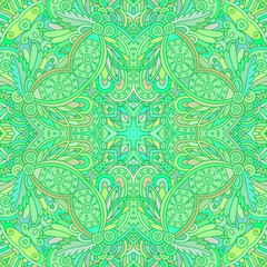 Green decorative seamless pattern.