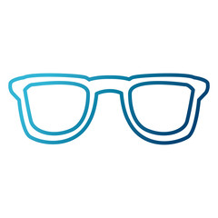 Executive glasses isolated icon vector illustration graphic design