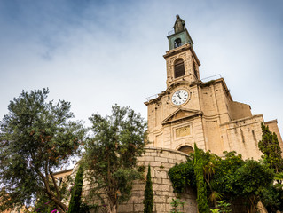 Fototapeta na wymiar Église Saint-Louis à Sète dans l'Hérault en Occitanie, France