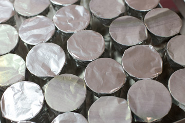 Sterilization of glassware for microbiological studies.