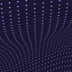 Obraz premium Warped Particle Background