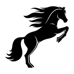 Black horse.