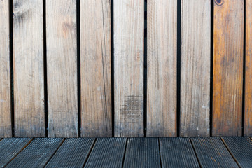 Wooden fence from boards for background