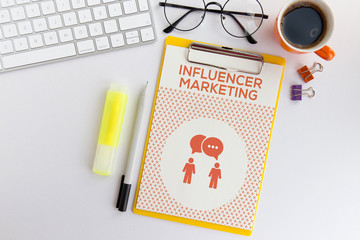 Marketing influence INFLUENCER MARKETING CONCEPT