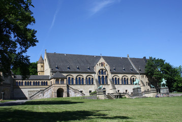 Fototapeta na wymiar Kaiserpfalz von Heinrich III in Goslar am Harz