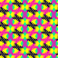 Seamless mosaic pattern. Geometric background. Vector Illustration.