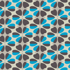 Seamless mosaic pattern. Geometric background. Vector Illustration.