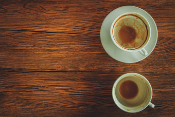 empty coffee cup