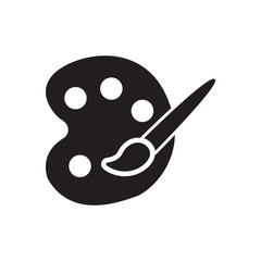 Palette vector icon