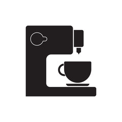 Coffee machine vector icon