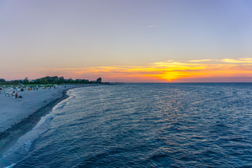 Sonnenuntergang &uuml;ber der Ostsee