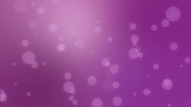 Magical purple pink glowing bokeh background with floating light particles.