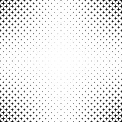 Monochrome star pattern - abstract vector background design from geometric shapes