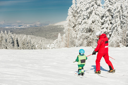 Ski lesson