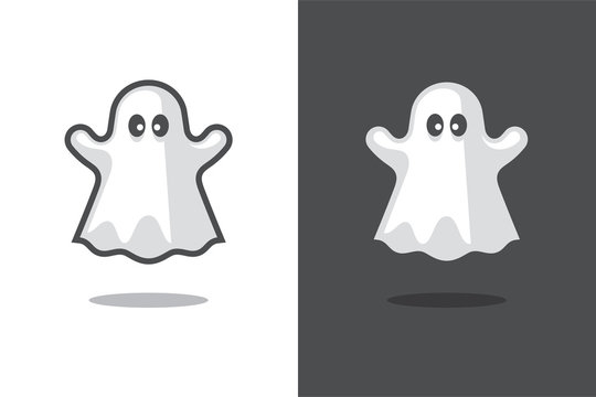 Cute ghost icon.