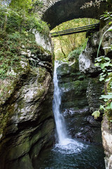 Waterfalls and water games in the Julian Alps
