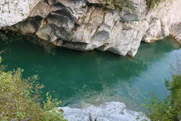 Gorge of the Isonzo River