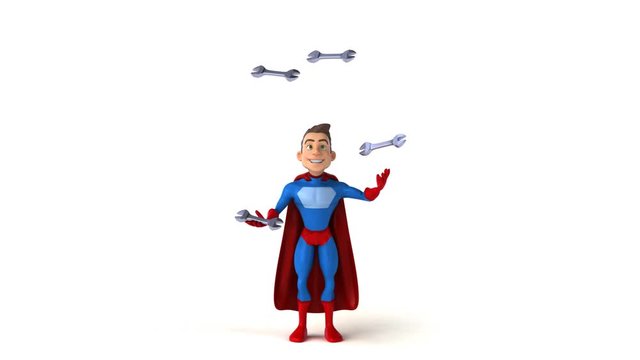 Fun superhero - 3D Animation