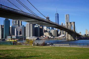 Brooklyn Bridge New York Manhattan Hudson River