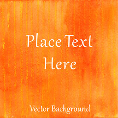Background watercolor orange