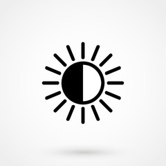 Brightness level icon