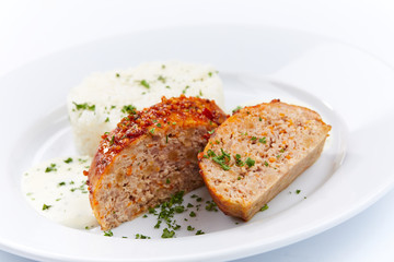 rice with cutlet
