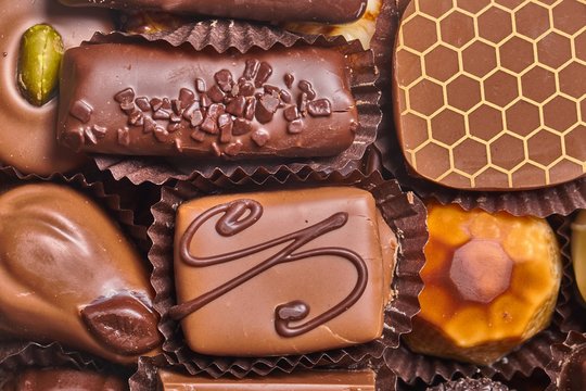 Chocolate candies box