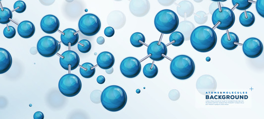 Atoms And Molecules Wide Background