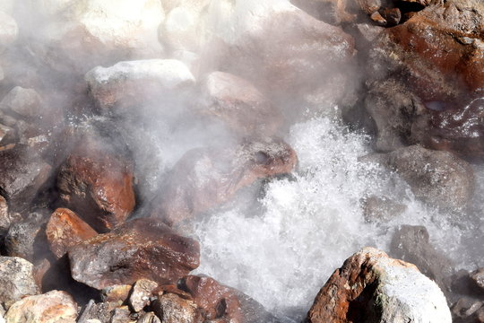 Boiling Mud (volcanic phenomenon - Lake of Furnas, Azores)