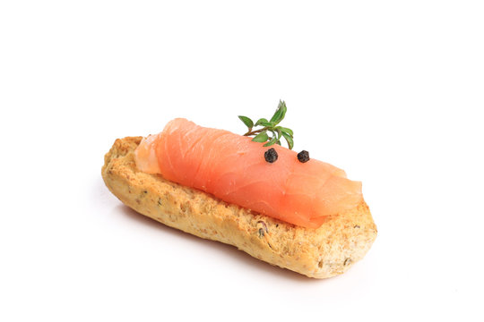tranche de saumon fum&eacute;