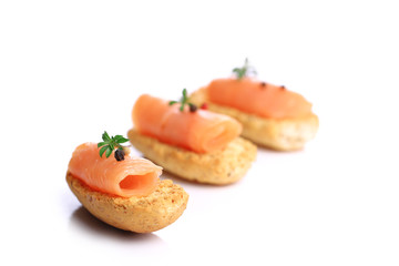 tranche de saumon fumé